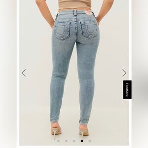 True Religion Women's Light Blue Skinny Jeans